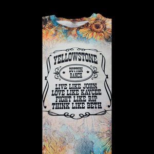 NWT Womans Sunflower T Shirt